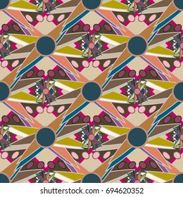 Abstract color seamless pattern for new background.