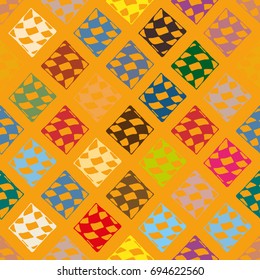 Abstract color seamless pattern for new background.