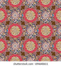 Abstract color seamless pattern for new background.