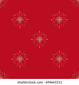Abstract color seamless pattern for new background.