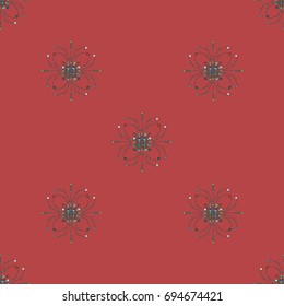 Abstract color seamless pattern for new background.