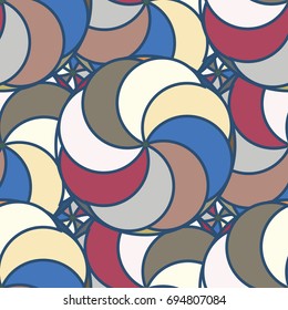 Abstract color seamless pattern for new background.