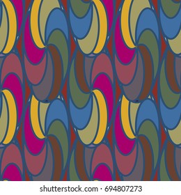Abstract color seamless pattern for new background.