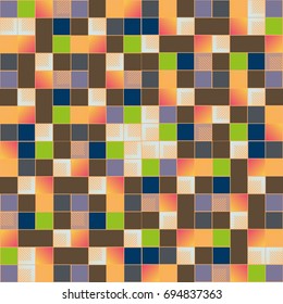 Abstract color seamless pattern for new background.