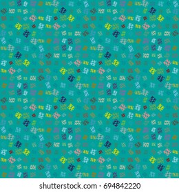Abstract color seamless pattern for new background.