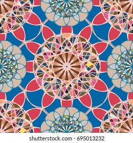 Abstract color seamless pattern for new background.