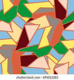 Abstract color seamless pattern for new background.