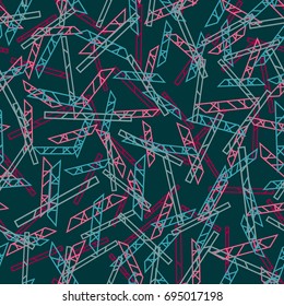 Abstract color seamless pattern for new background.