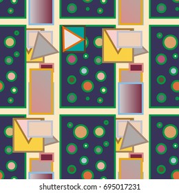 Abstract color seamless pattern for new background.