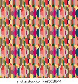 Abstract color seamless pattern for new background.