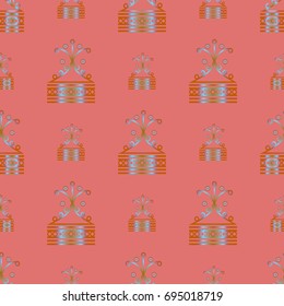Abstract color seamless pattern for new background.