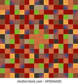 Abstract color seamless pattern for new background.