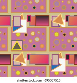 Abstract color seamless pattern for new background.