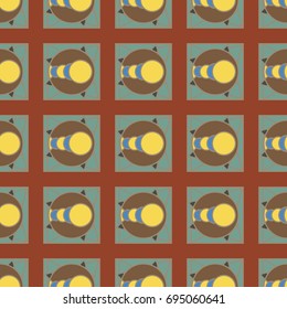 Abstract color seamless pattern for new background.