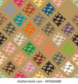 Abstract color seamless pattern for new background.
