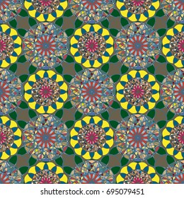 Abstract color seamless pattern for new background.