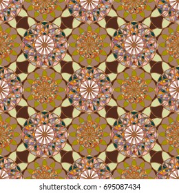 Abstract color seamless pattern for new background.