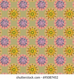 Abstract color seamless pattern for new background.