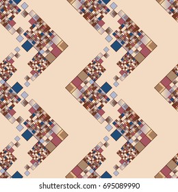 Abstract color seamless pattern for new background.