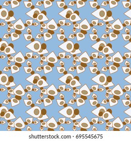 Abstract color seamless pattern for new background.