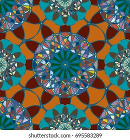 Abstract color seamless pattern for new background.