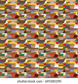 Abstract color seamless pattern for new background.