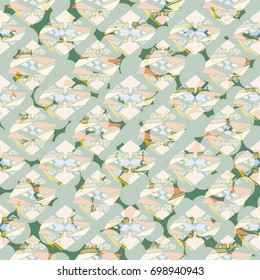 Abstract color seamless pattern for new background.
