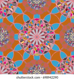 Abstract color seamless pattern for new background.