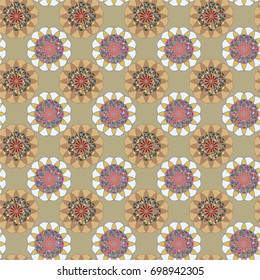 Abstract color seamless pattern for new background.