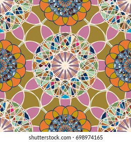Abstract color seamless pattern for new background.