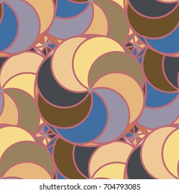 Abstract color seamless pattern for new background.