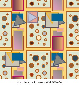 Abstract color seamless pattern for new background.
