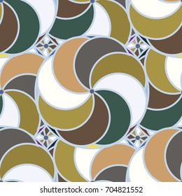 Abstract color seamless pattern for new background.