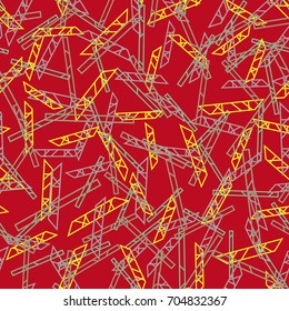 Abstract color seamless pattern for new background.