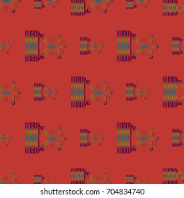 Abstract color seamless pattern for new background.