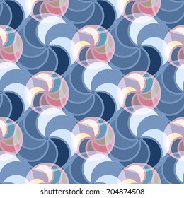 Abstract color seamless pattern for new background.