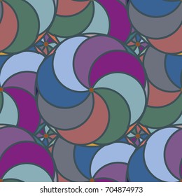 Abstract color seamless pattern for new background.
