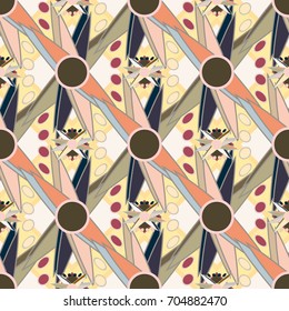 Abstract color seamless pattern for new background.