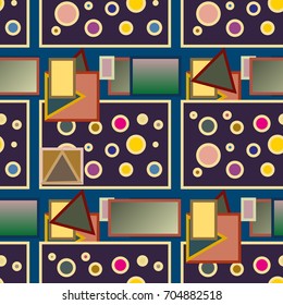 Abstract color seamless pattern for new background.