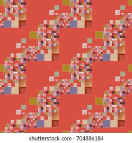 Abstract color seamless pattern for new background.