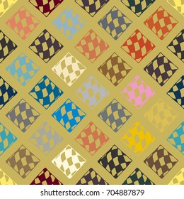 Abstract color seamless pattern for new background.