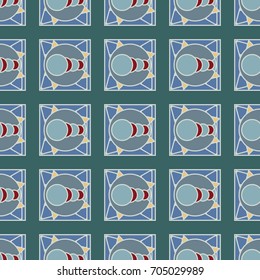 Abstract color seamless pattern for new background.