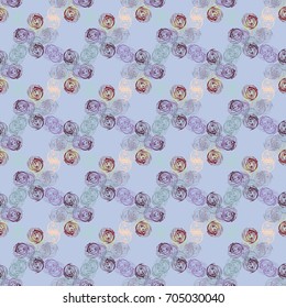 Abstract color seamless pattern for new background.