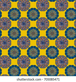 Abstract color seamless pattern for new background.