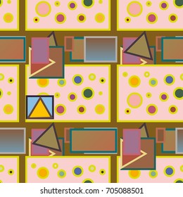 Abstract color seamless pattern for new background.
