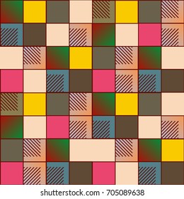 Abstract color seamless pattern for new background.
