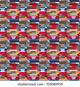 Abstract color seamless pattern for new background.