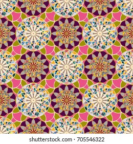 Abstract color seamless pattern for new background.