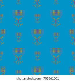 Abstract color seamless pattern for new background.