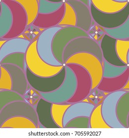 Abstract color seamless pattern for new background.
